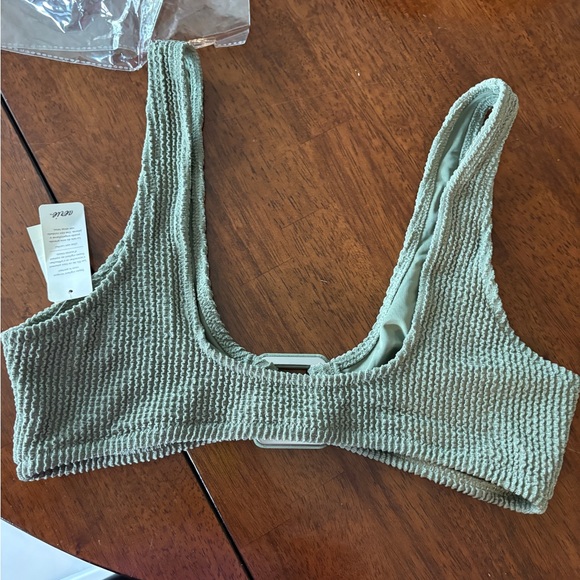 American Eagle Outfitters Green Ribbed Bikini - Picture 5 of 5